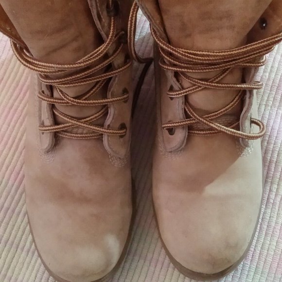 J. Crew Tan Military, Work Boots Sz W 6 - 6.5 Combat, Construction, - Picture 1 of 7